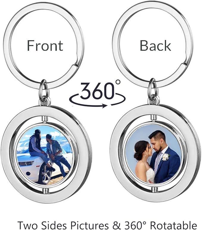 Double side Pictures Keychain